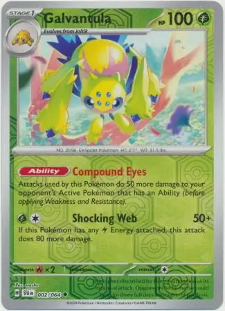 Shrouded Fable Galvantula #2/64 reverse holo